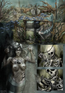 Fragment komiksu o syrenie