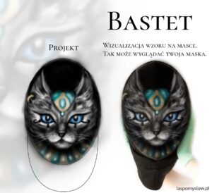 Wzór na maskę szermierczą - Bastet