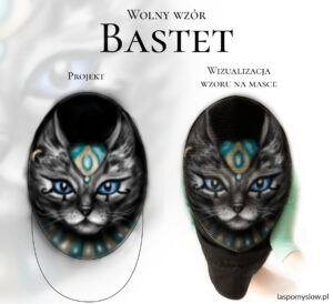 Wzór na maskę szermierczą - Bastet